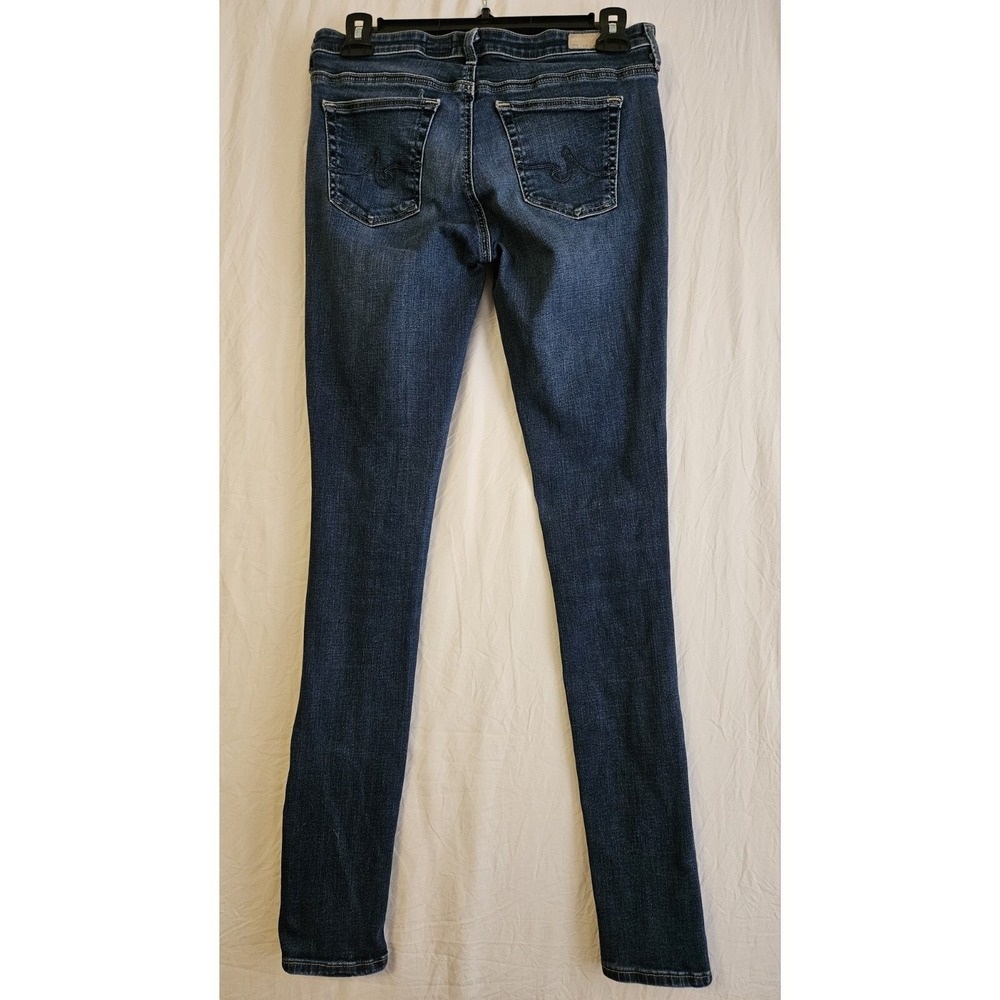 AG Adriano Goldschmied Jeans Womens 28R Blue The Legging Super Skinny Dark Wash - Picture 8 of 10